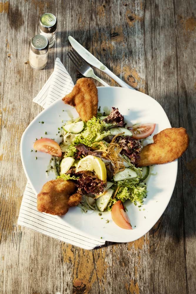 Backhendlsalat